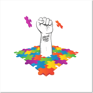 'Different Not Less' Autism Awareness Shirt Posters and Art